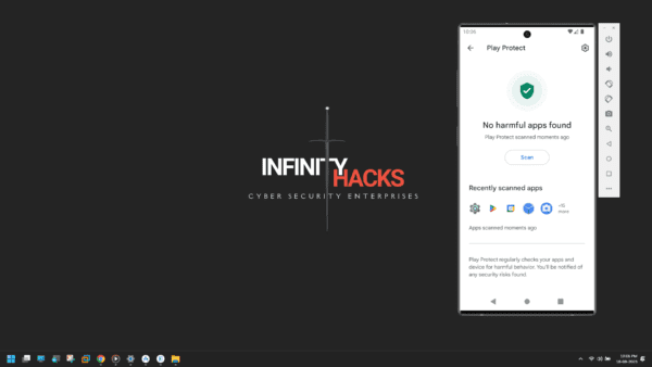 Bypass Google Play Protect Security ( infinityhacks.io )